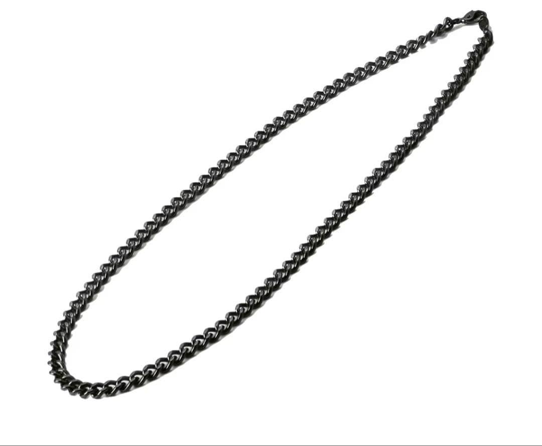 ファイテン(phiten) 炭化チタンチェーンネックレス 45cm 純チタン採用