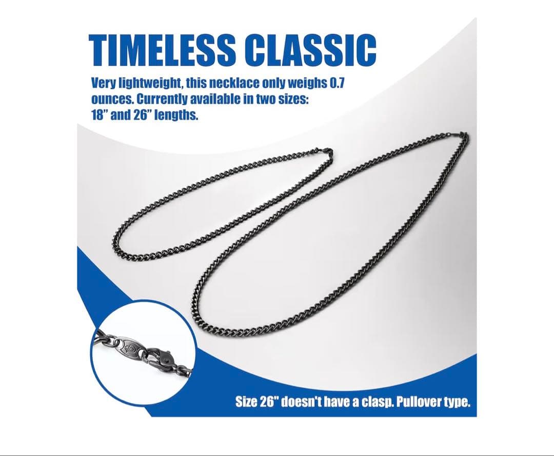 ファイテン(phiten) 炭化チタンチェーンネックレス 45cm 純チタン採用