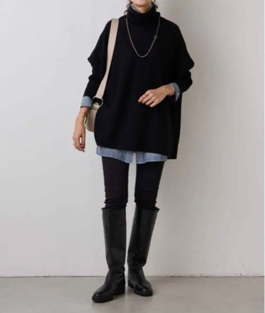 ビアズリーシフォンデニムシャツ