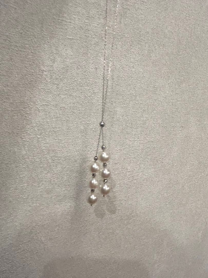 K18WG アコヤ真珠　ネックレス　アクセサリー　パール　天然