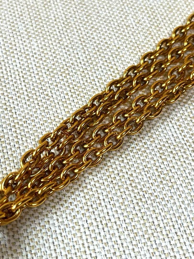 【希少・美品】CHANEL シャネル ヴィンテージ ネックレス ゴールド　馬