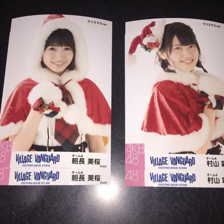 AKB48 ヴィレッジヴァンガード クリスマス ver. 生写真 2種コンプ