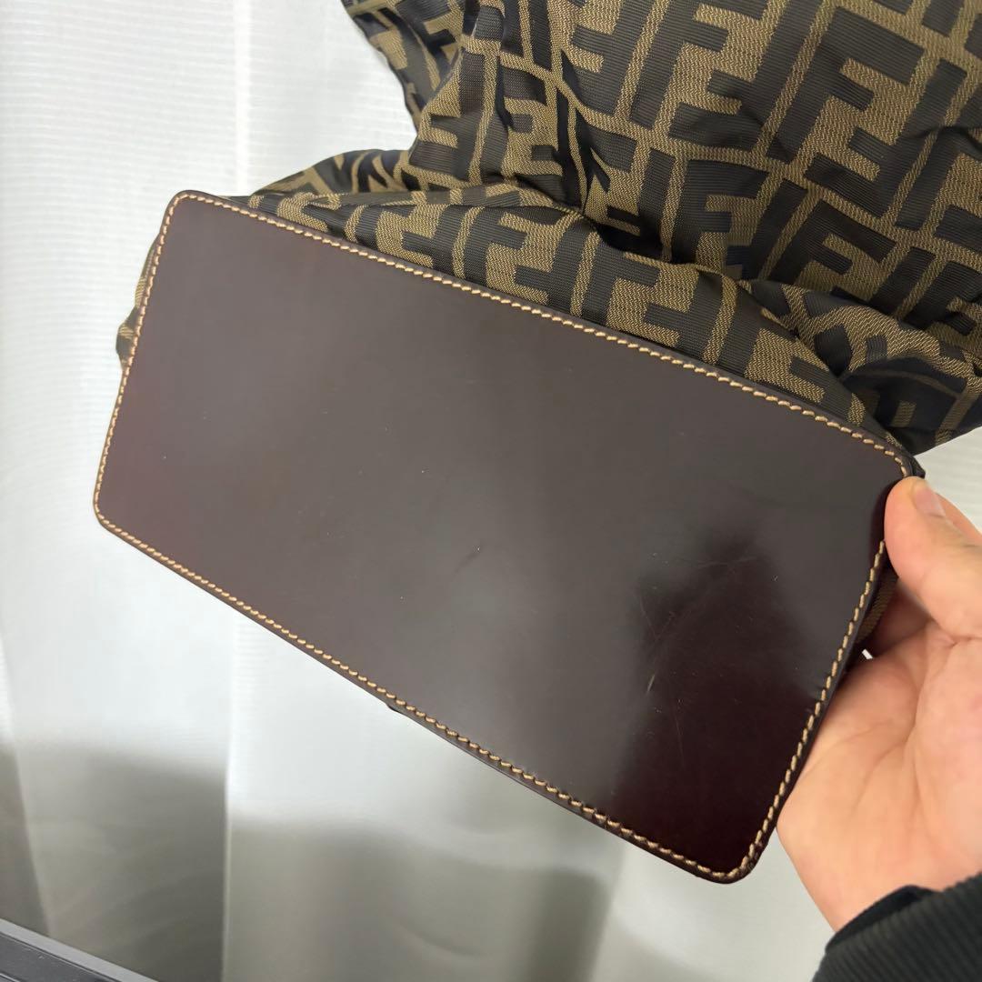 ア*キ様 FENDI フェンディ ズッカ柄 トートバッグ ハンドバッグ バケツ