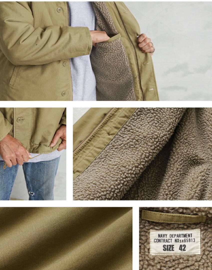 WAIPER N-1 DECK JACKET 42サイズ