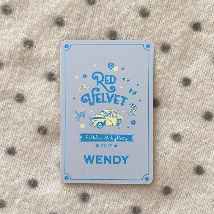 redvelvet ウェンディ wendy トレカ