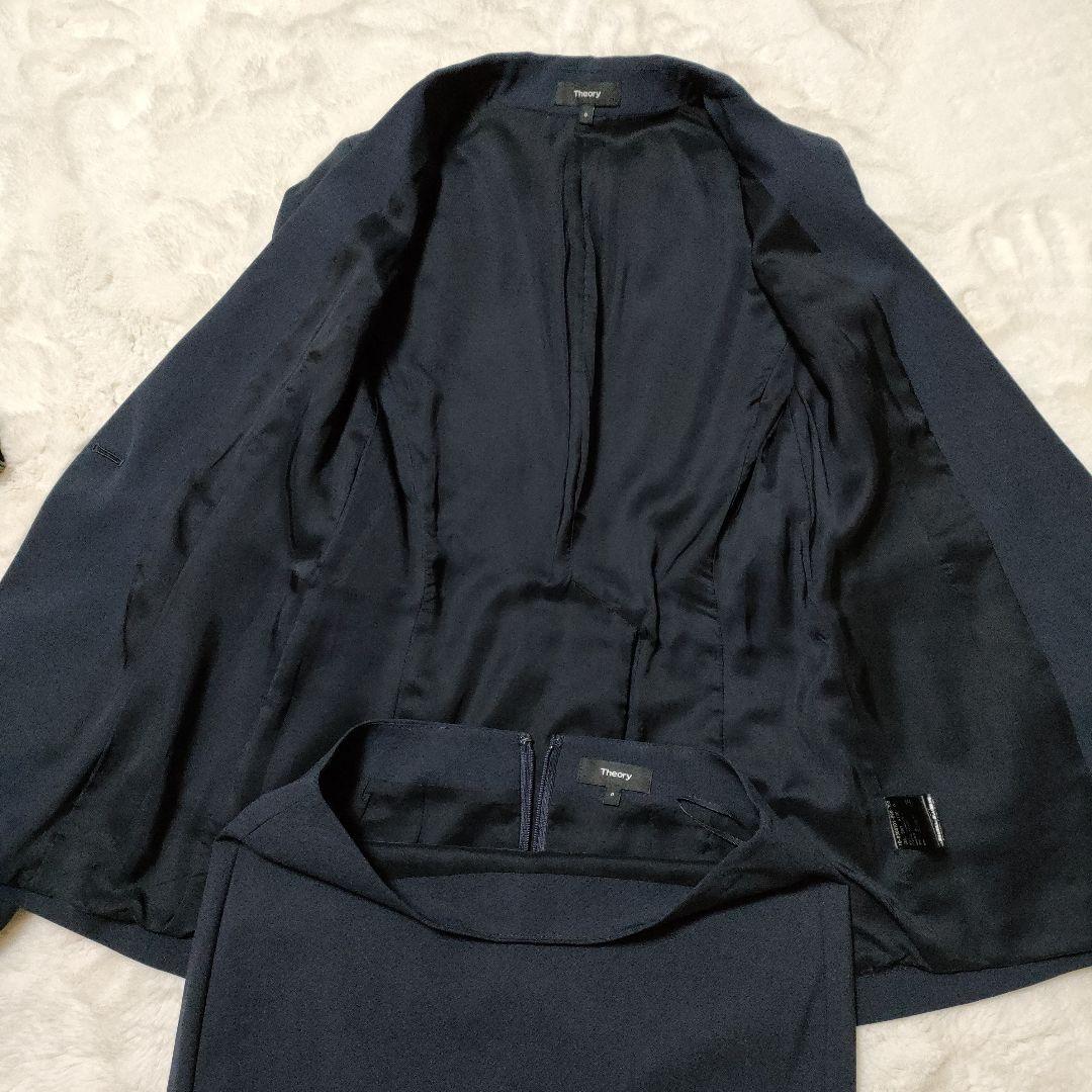 新品同様　セオリー　Theory　スーツ　セットアップ　ストレッチ　ネイビー　0