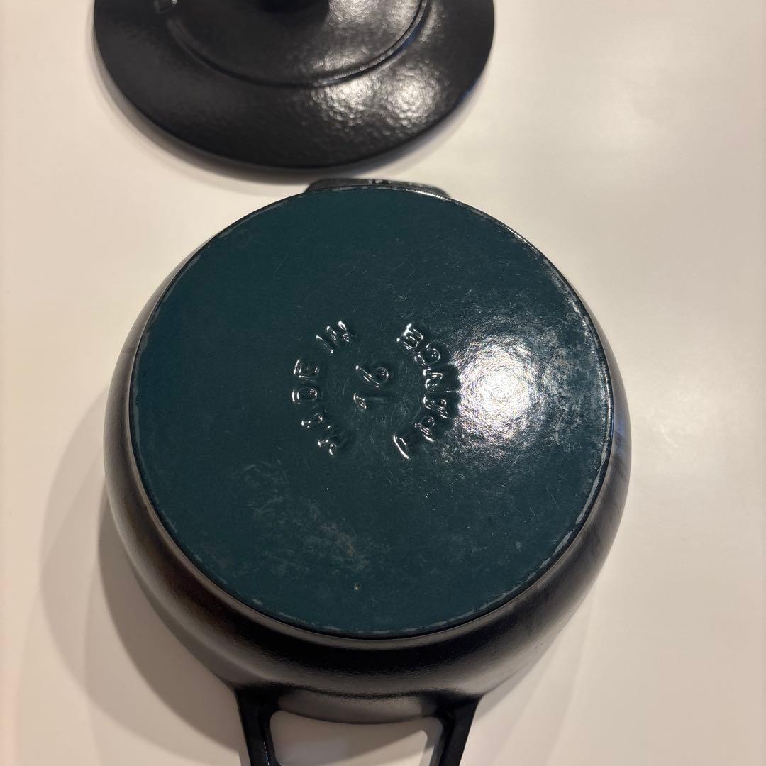 ストウブ ワナベ S ブラック 16cm STAUB Wa NABE 琺瑯鍋