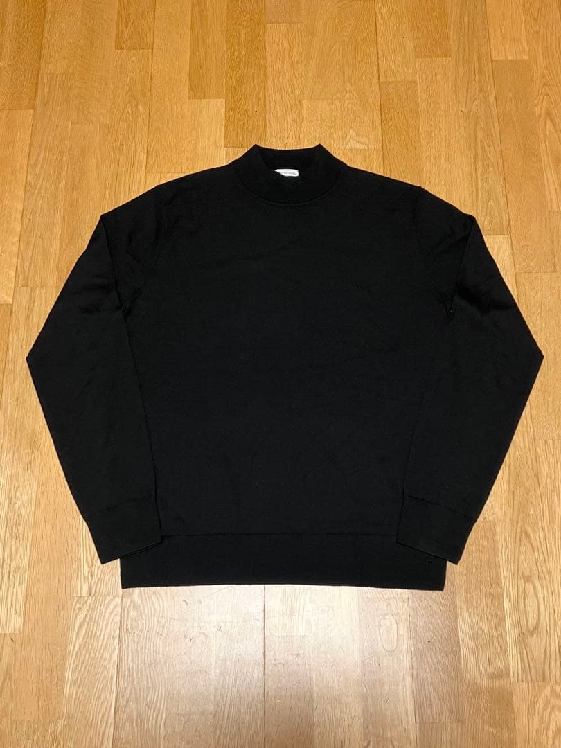 Dries Van Noten モックネックセーター L ブラック