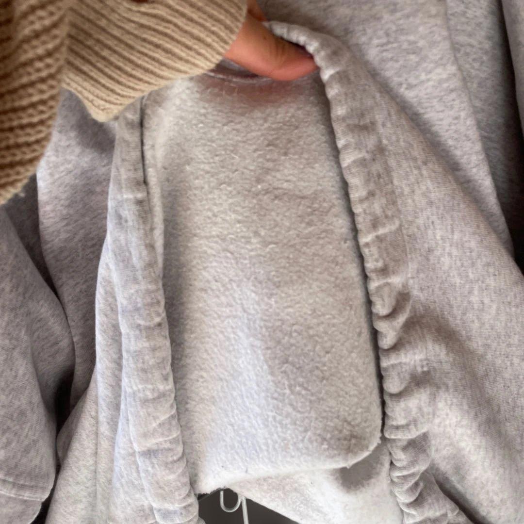 t*t様 バレンシアガ裏起毛ビッグシルエットパーカー　ユニセックス　カジュアル