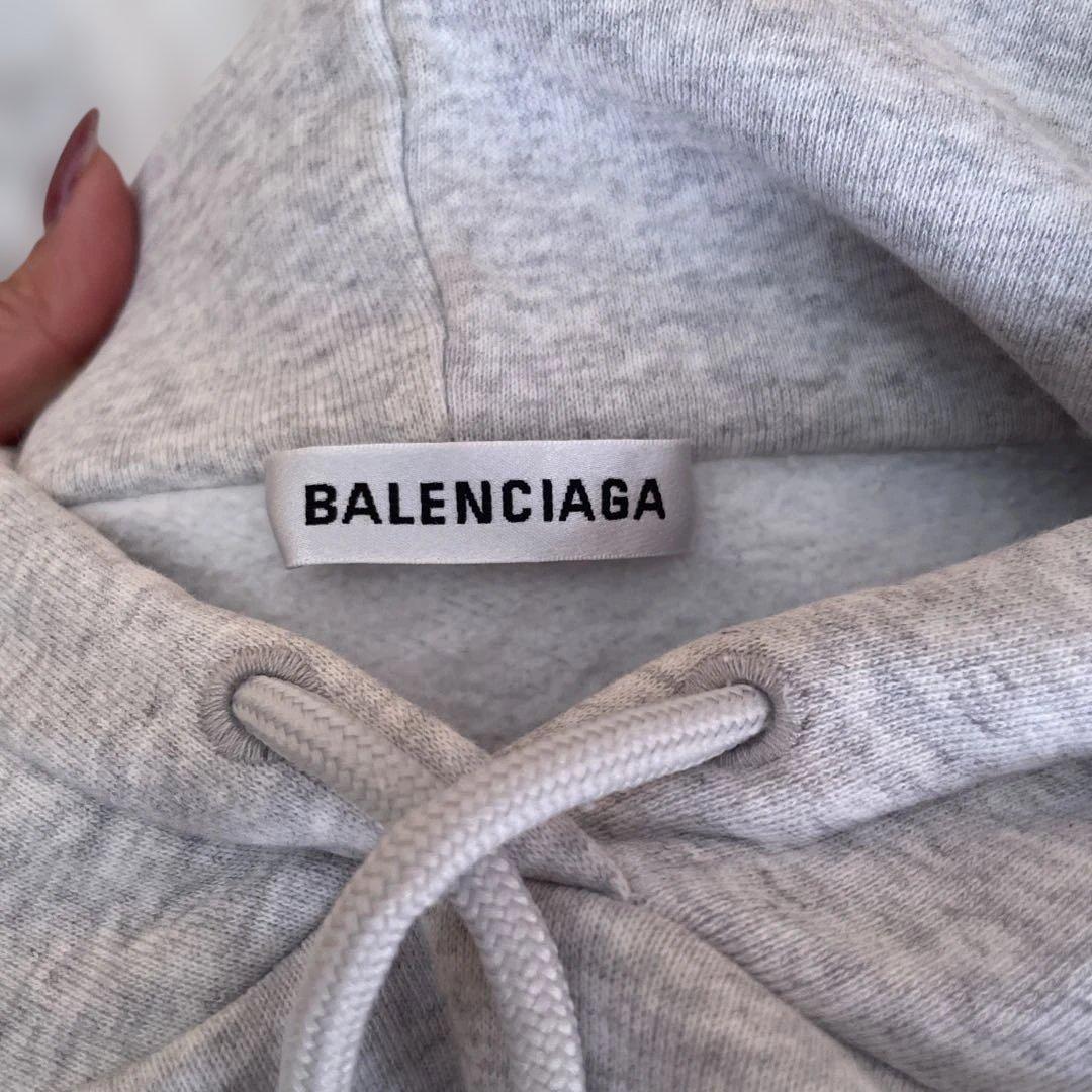 t*t様 バレンシアガ裏起毛ビッグシルエットパーカー　ユニセックス　カジュアル