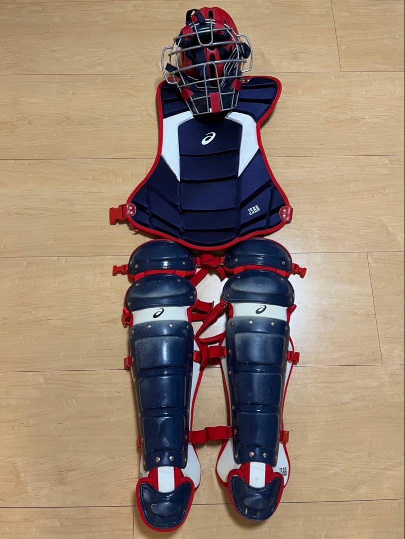 ASICS キャッチャー防具セット 軟式 大人用