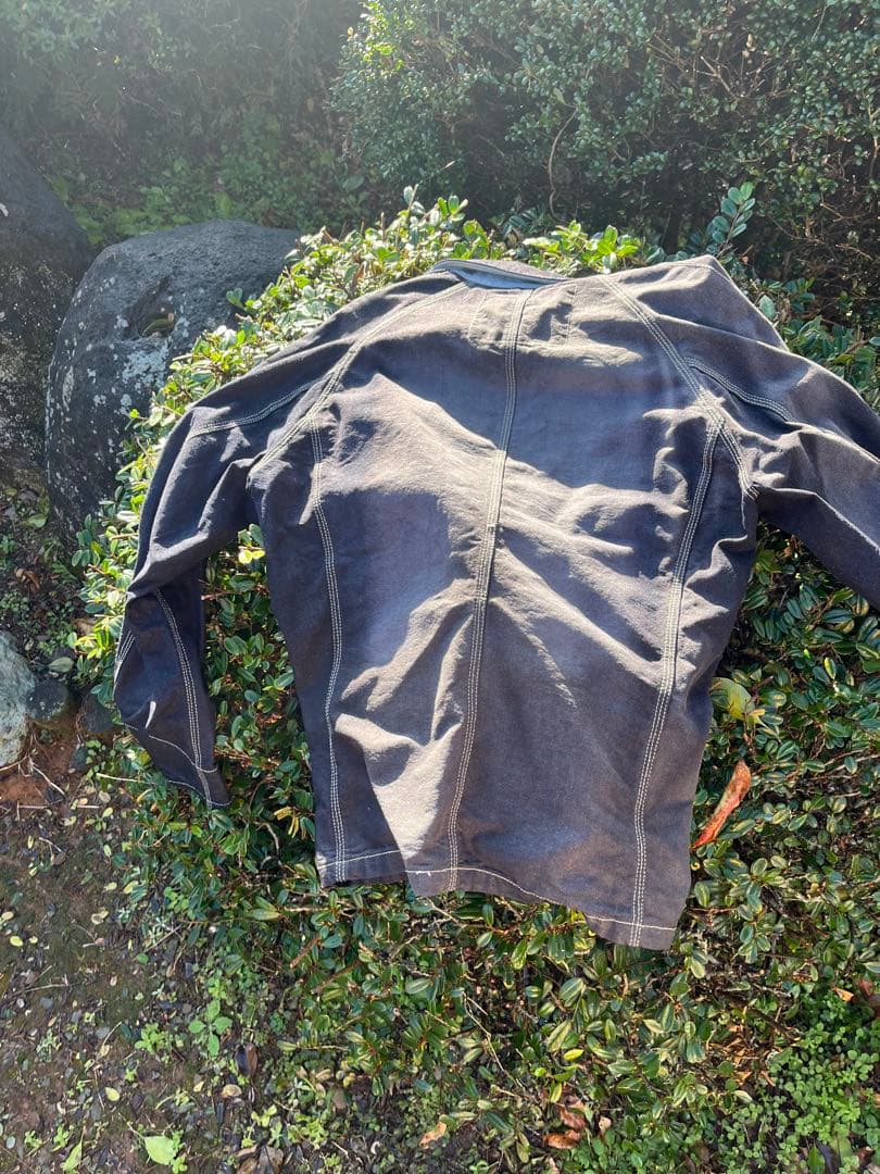 デニム カバーオール　ディッキーズ　フェード加工