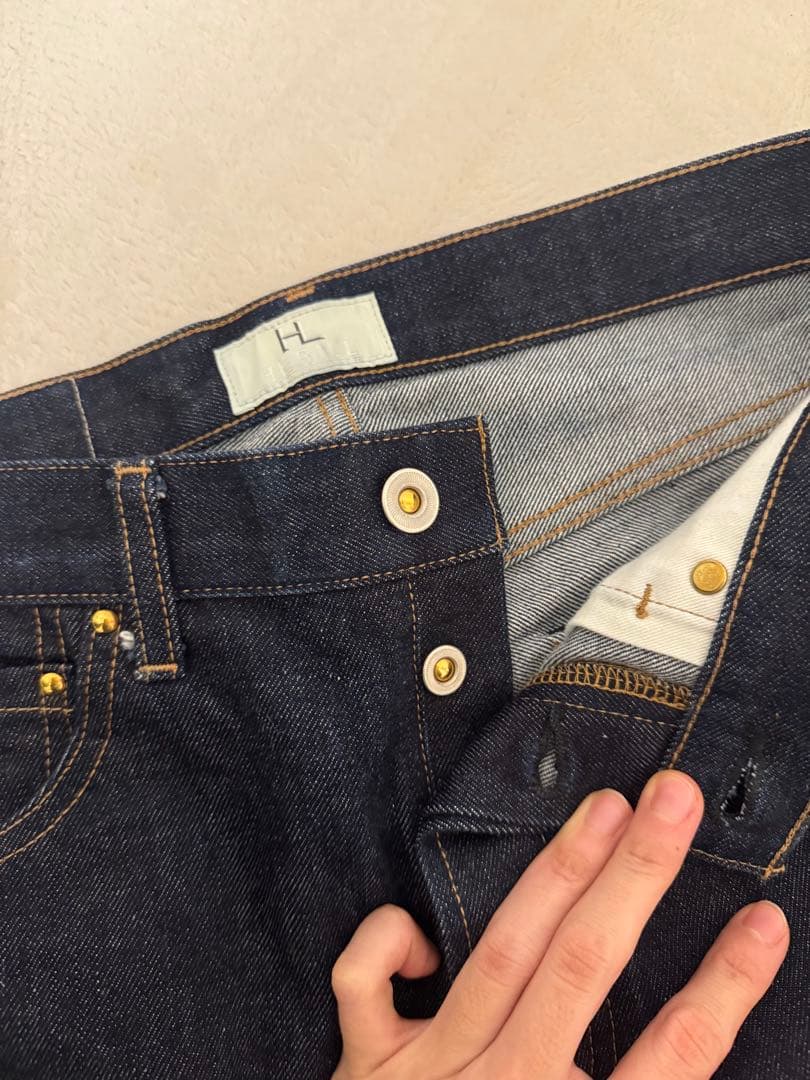 美品 【HERILL】インディゴストレートジーンズ　サイズ1