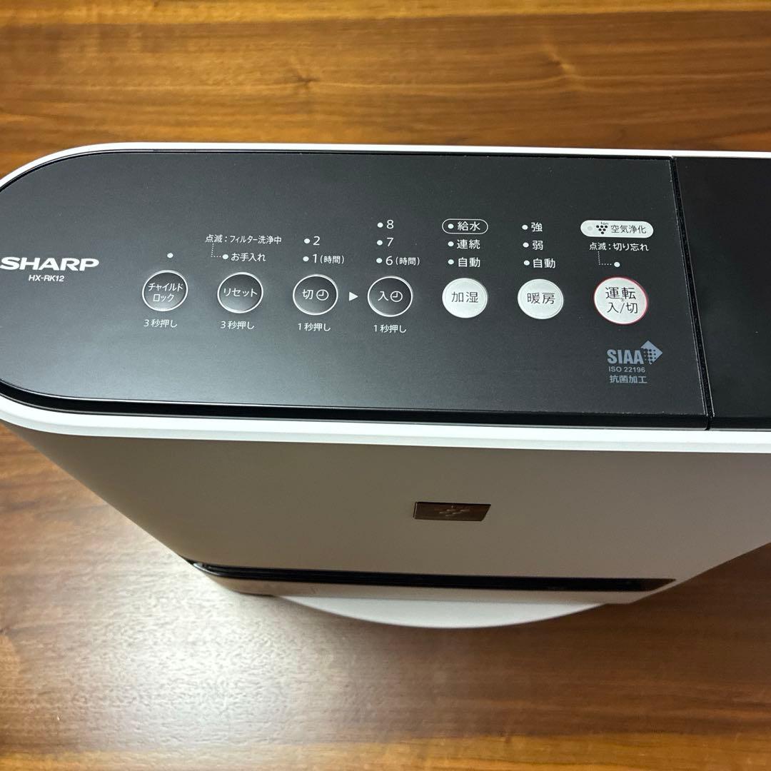 SHARP 加湿セラミックファンヒーター　HX-RK12