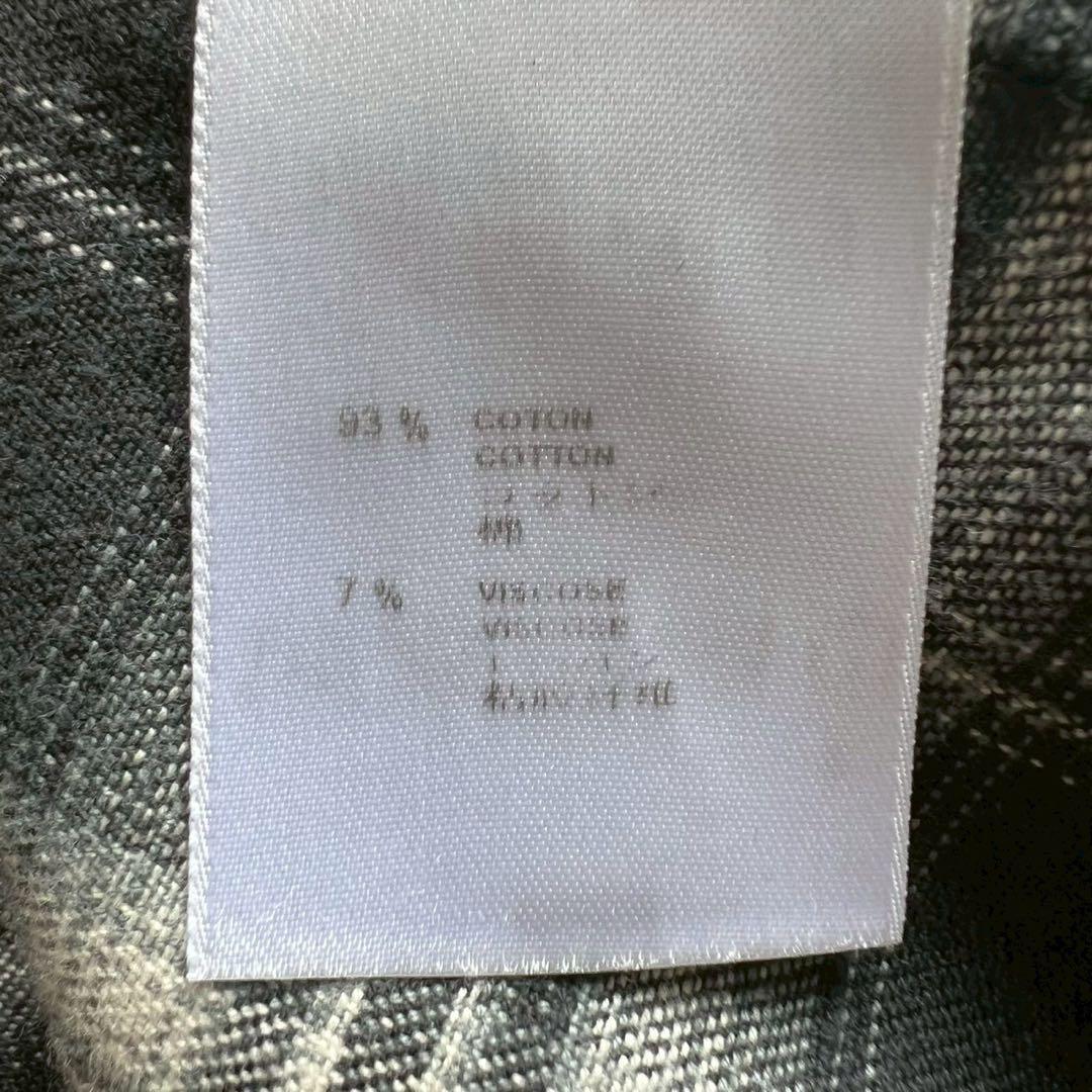 LOUIS VUITTON チェック モノグラム ウエスト絞り シャツワンピース