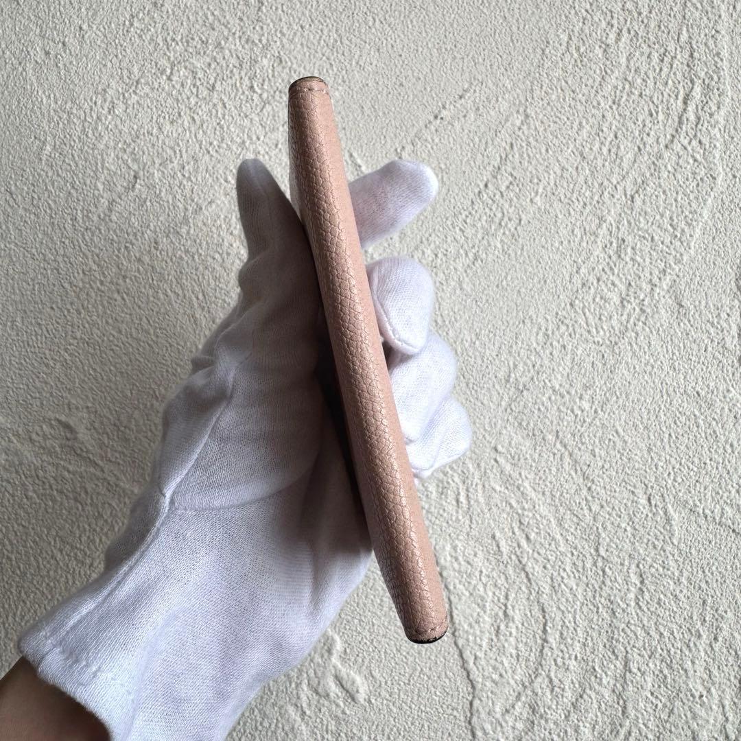 valextraヴァレクストラ 名刺ケース カードケース 財布 チークピンク