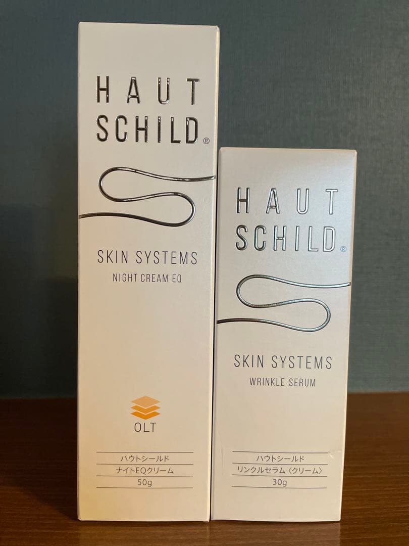☆ハウトシールド　リンクルセラム＆ナイトE Qクリーム〈２本セット〉