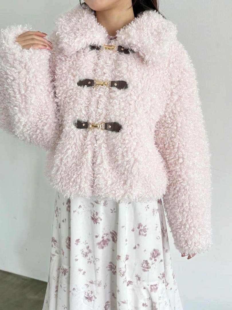 Án MILLE ビットモコモココート ピンク