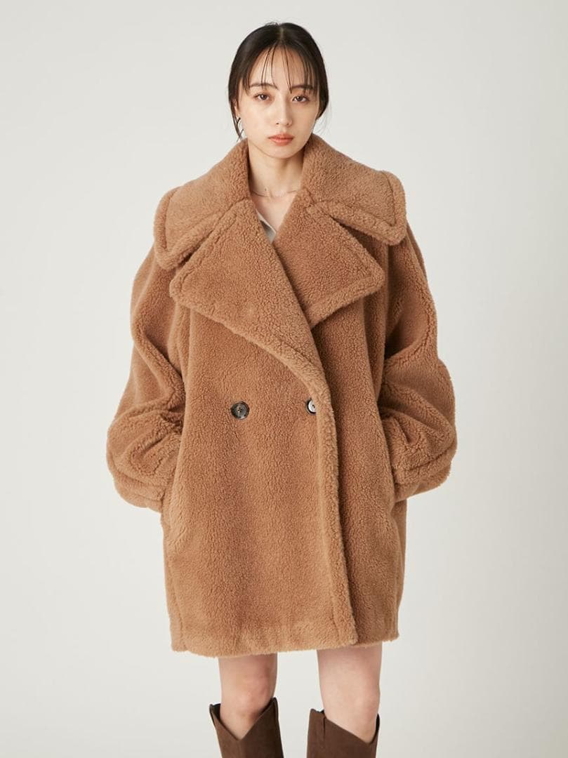 【新品未使用】FRAY I.D / ECOPELボアミドルコート