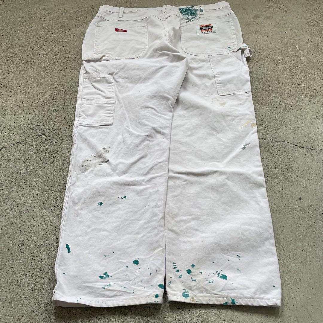 00s dickies グランジ ホワイト ペインターパンツ ワイド ストレート