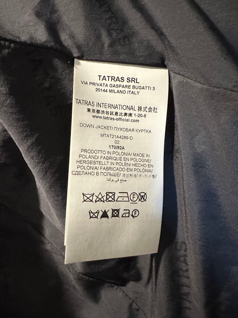 TATRAS R Line/ダウンジャケット/DOMIZIANO