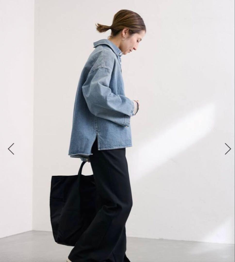 新品タグ付き　FRAMeWORK フレームワーク　デニムプルオーバーシャツ