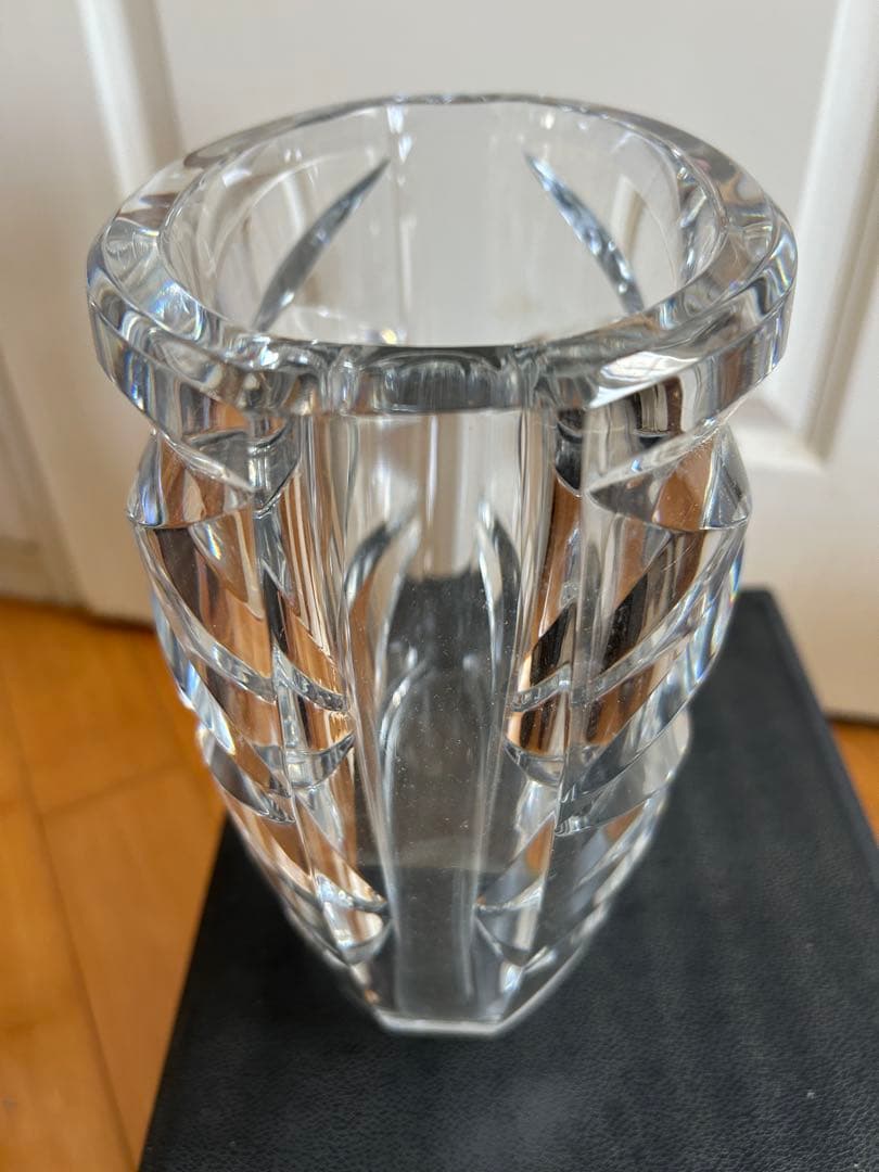 フ*ク様 バカラ　クリスタルガラス カットデザイン 花瓶