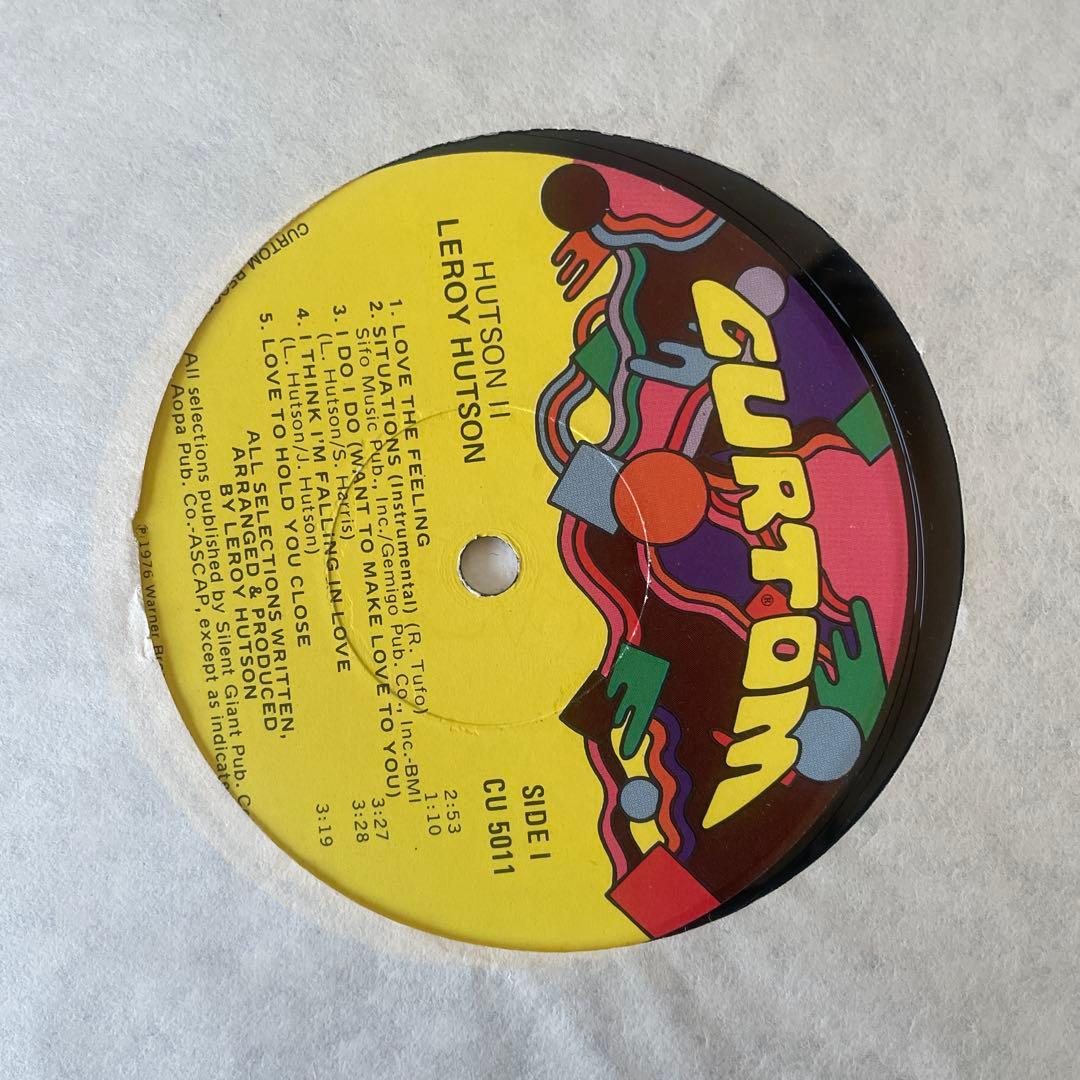 Leroy Hutson USオリジナルLPレコード4枚セット