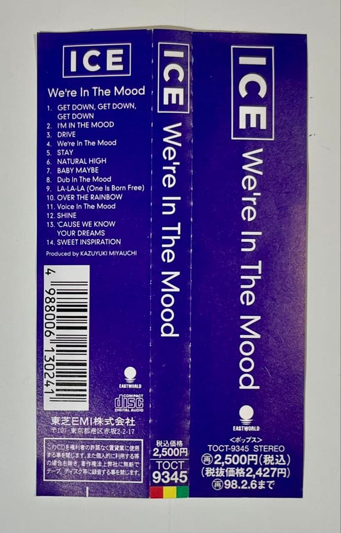 ICE「ICE【希少・初回盤】」「We're in the Mood」2枚セット
