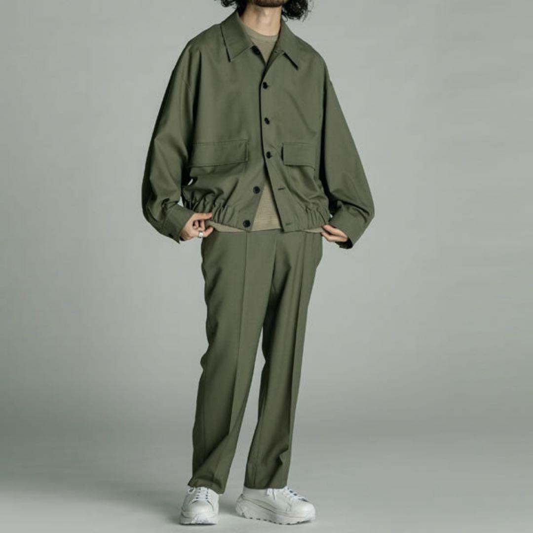 MARKAWAREフライトジャケットオーガニックウールTROPICAL 20ss