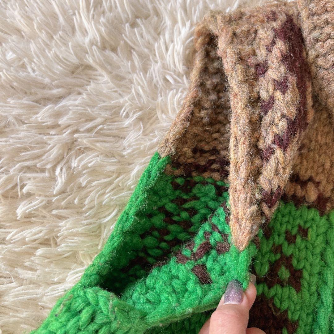 kanata ロペピクニックコラボ カウチンベスト ウール100% カナダ製