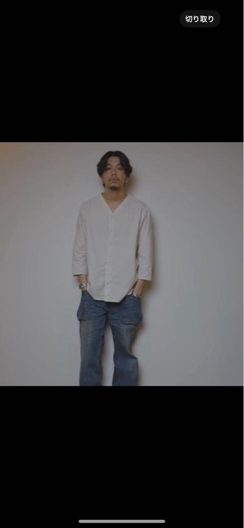 kinema ピグメントスリーピングシャツ　M