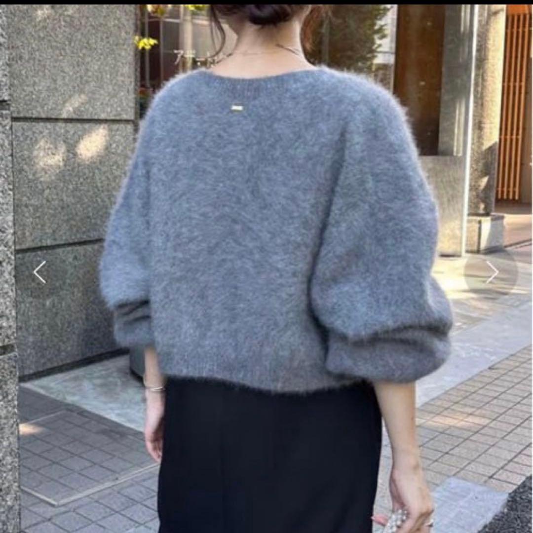 COLLAGE GALLARDAGALANTE フォックスショート丈カーディガン