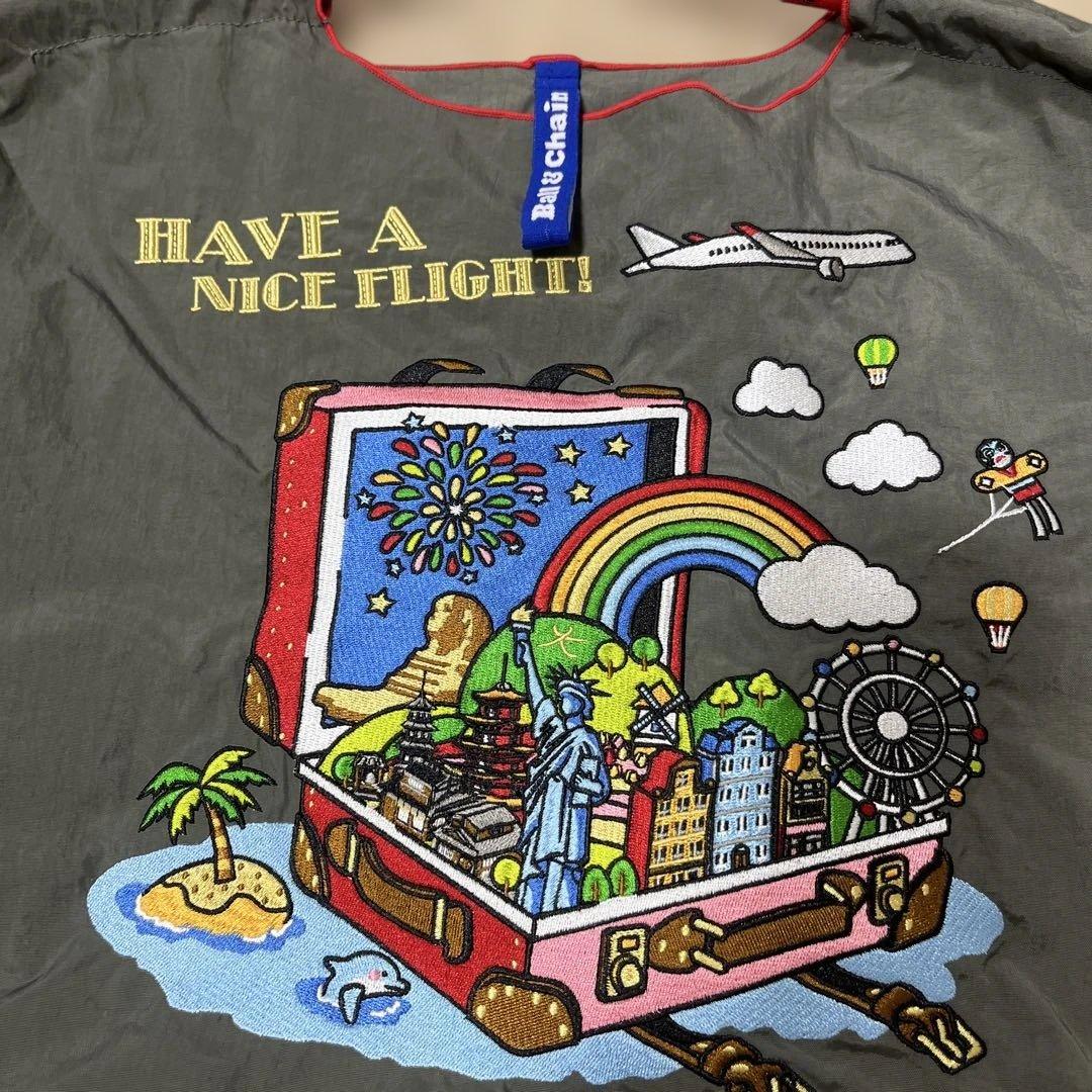 Ball & Chain エコバッグ JALコラボ　グレー　Mサイズ