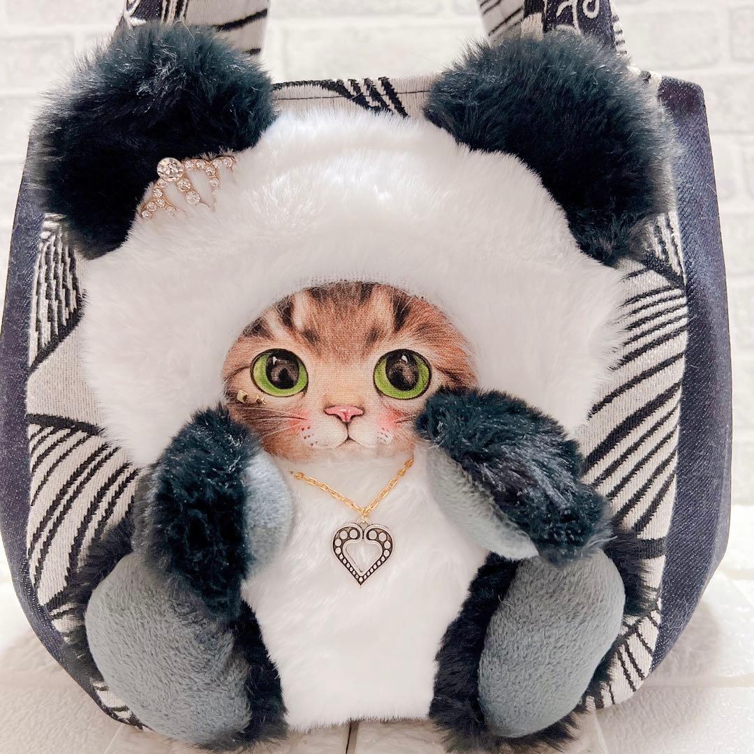 ハンドメイド コヤンイサムチョン トートバッグ サンダー パンダ 猫ちゃん