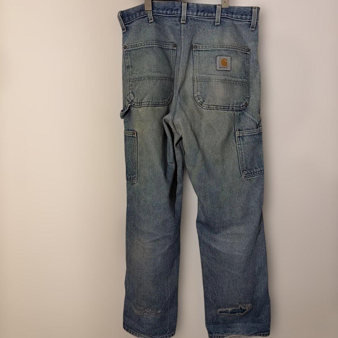 grunge 雰囲気系　carhartt ダブルニー デニムパンツ XL〜相当