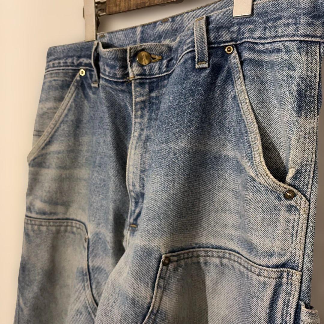 grunge 雰囲気系　carhartt ダブルニー デニムパンツ XL〜相当