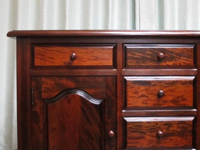 美品 松本民芸家具 ミズメザクラ 無垢材 G型 サイドボード 定価550,000