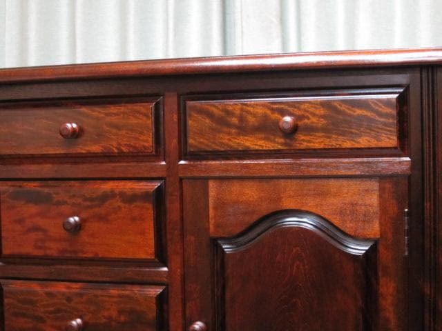 美品 松本民芸家具 ミズメザクラ 無垢材 G型 サイドボード 定価550,000