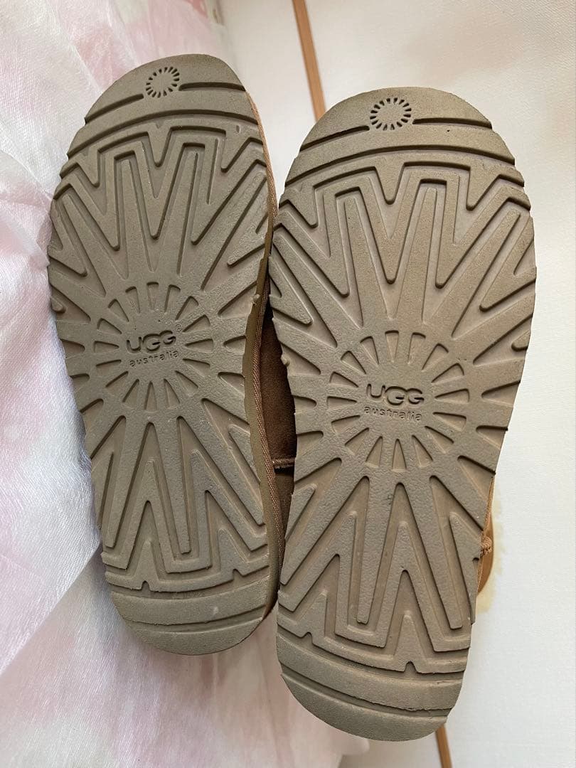 UGG★ムートンブーツ★コーデュロイリボン