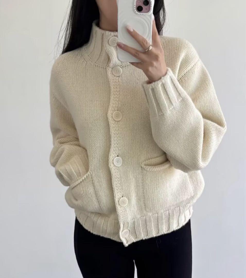 NOTHING WRITTEN ニットセーター ウールカーディガン