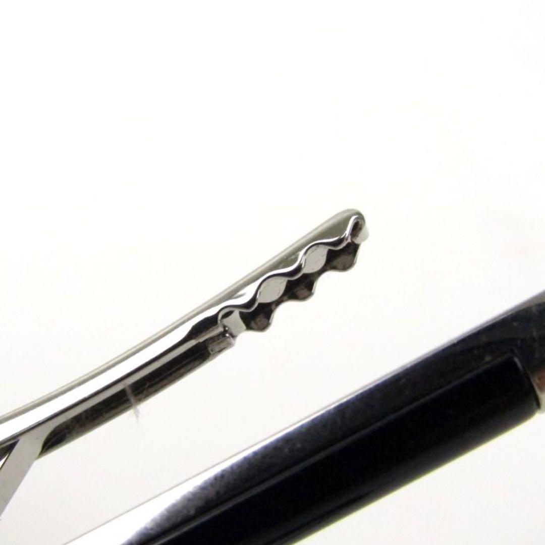 美品✨大人気ダンヒル ネクタイピン ロゴ シルバー ブラック ドイツ製高級感希少