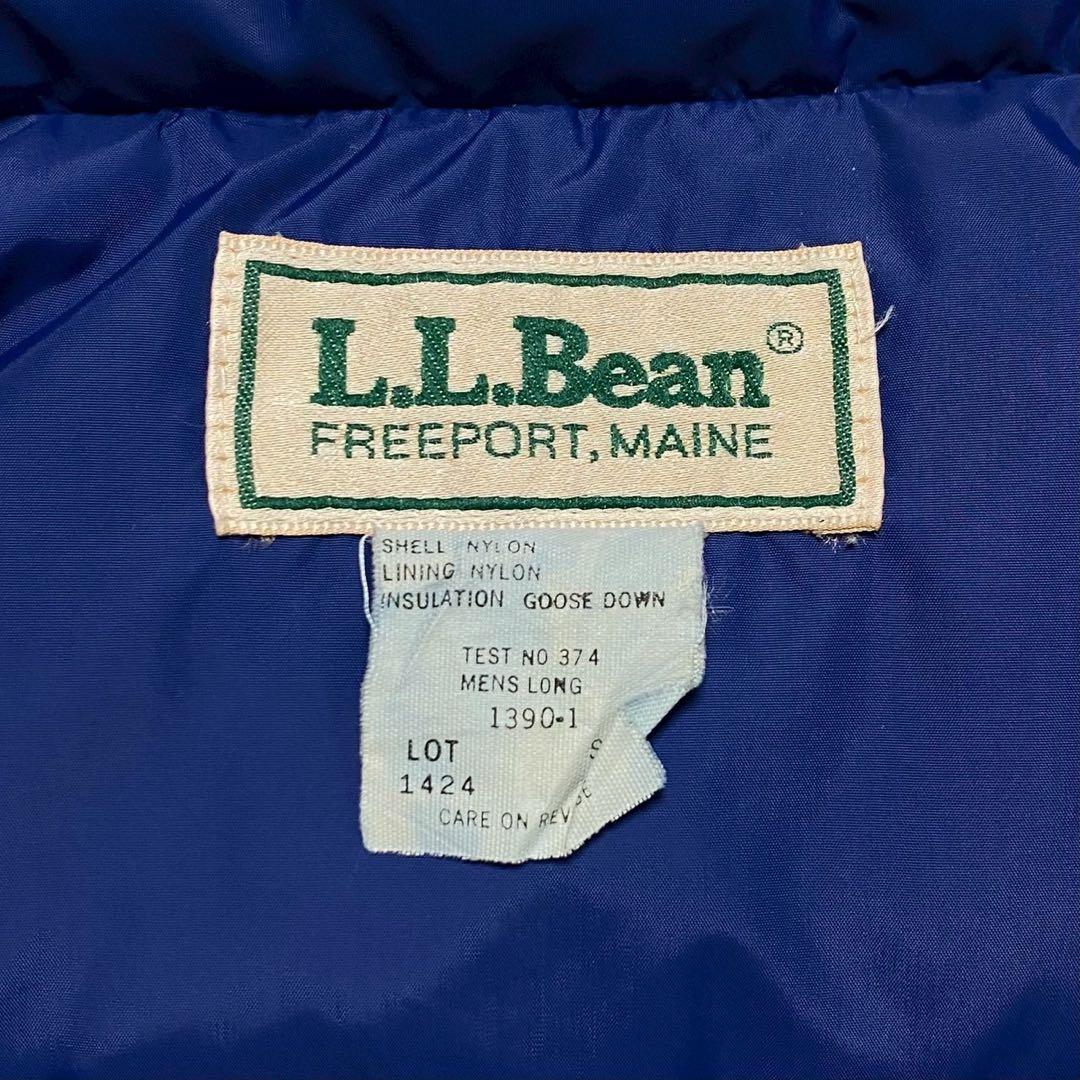 80’s USA製 L.L.Bean エルエルビーン グースダウンベスト