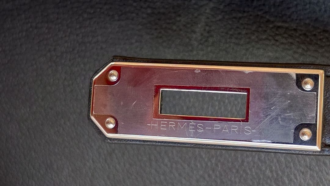 ❤️2022/刻印U/エルメスDepeche36ノワ-ル金具パラジウム本店で購入