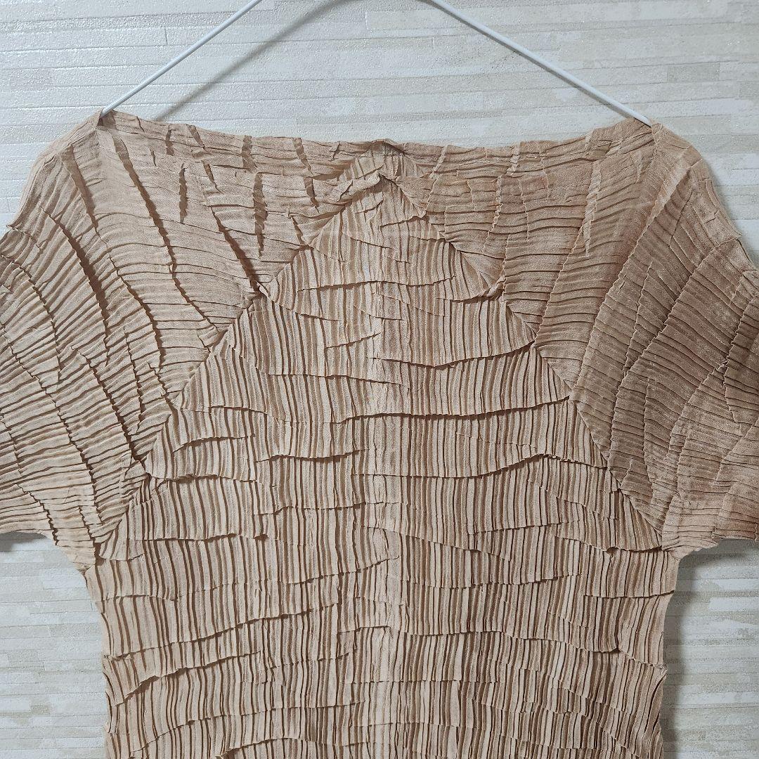 【L】イッセイミヤケ ワンピース プリーツ加工