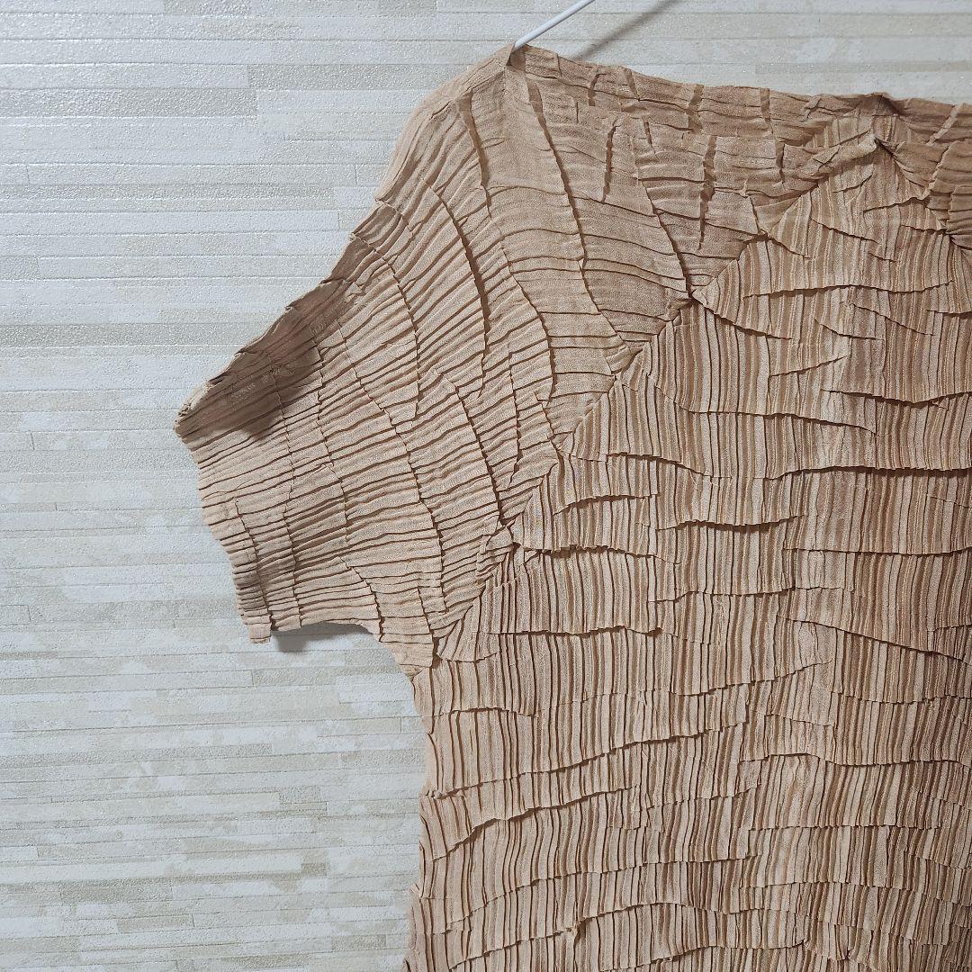 【L】イッセイミヤケ ワンピース プリーツ加工