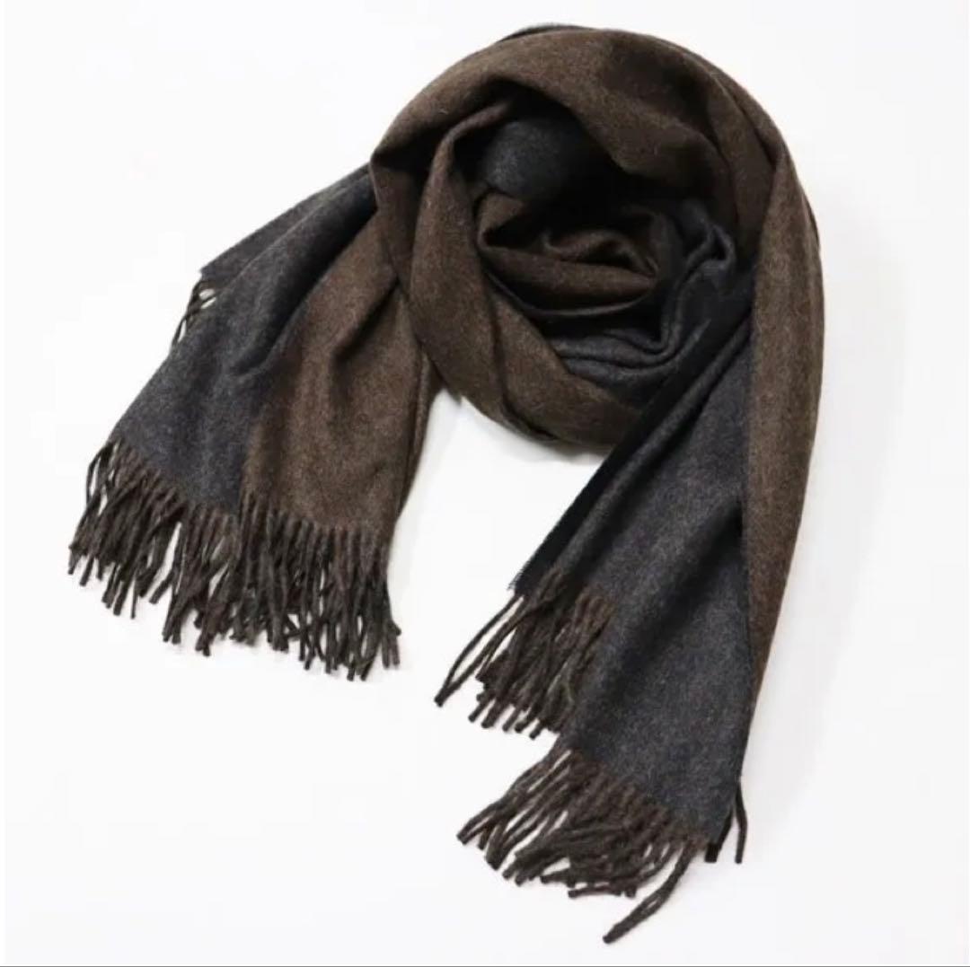 The Inoue Brothers アルパカウール ダブルフェイス ストール