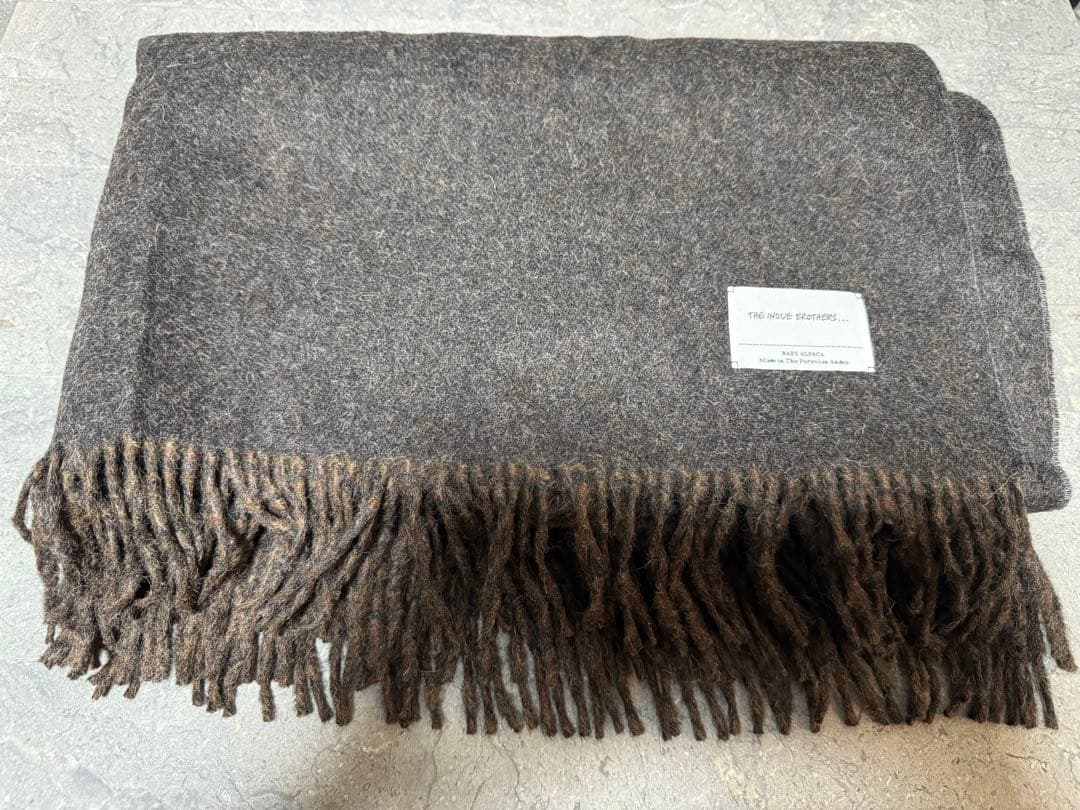 The Inoue Brothers アルパカウール ダブルフェイス ストール