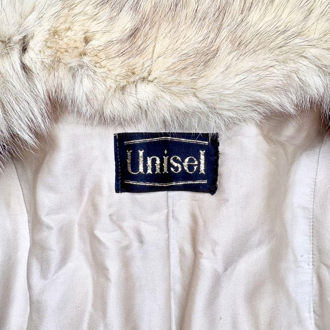 リアルフォックスファーコート ロング丈 ふわふわ XLサイズ相当 総丈117cm