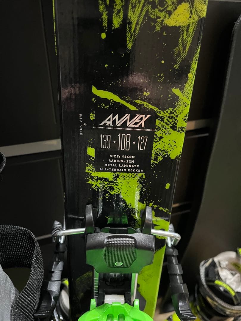 K2 Annex 108 スキー ビンディング付き